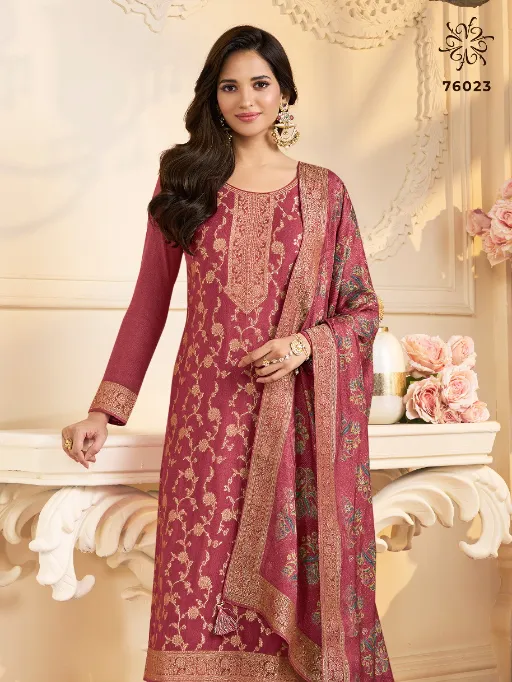 Vinay Kervin Ananta Wholesale Viscose Pashmina Salwar Kameez - Image 4