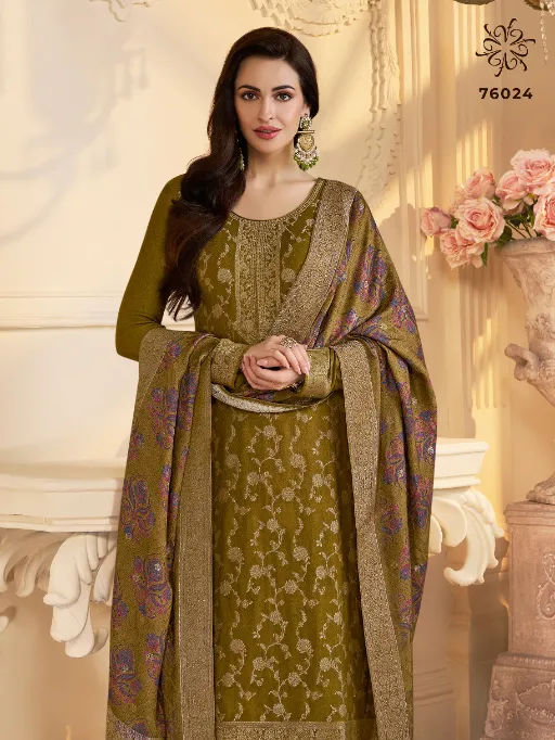 Vinay Kervin Ananta Wholesale Viscose Pashmina Salwar Kameez - Image 5