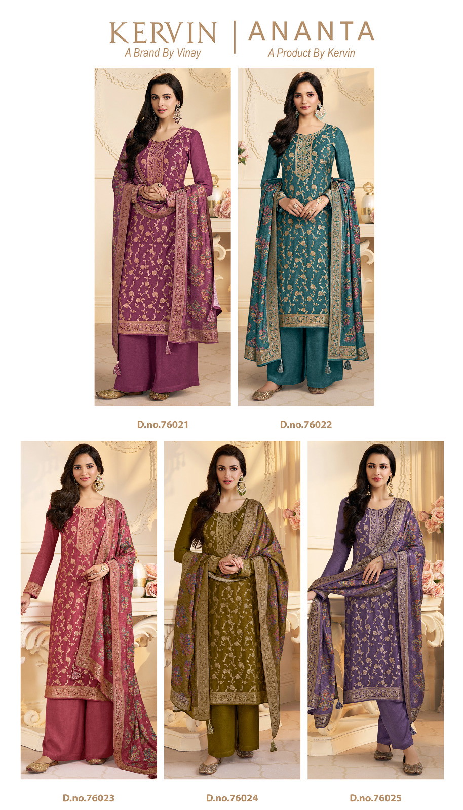Vinay Kervin Ananta Wholesale Viscose Pashmina Salwar Kameez - Image 7