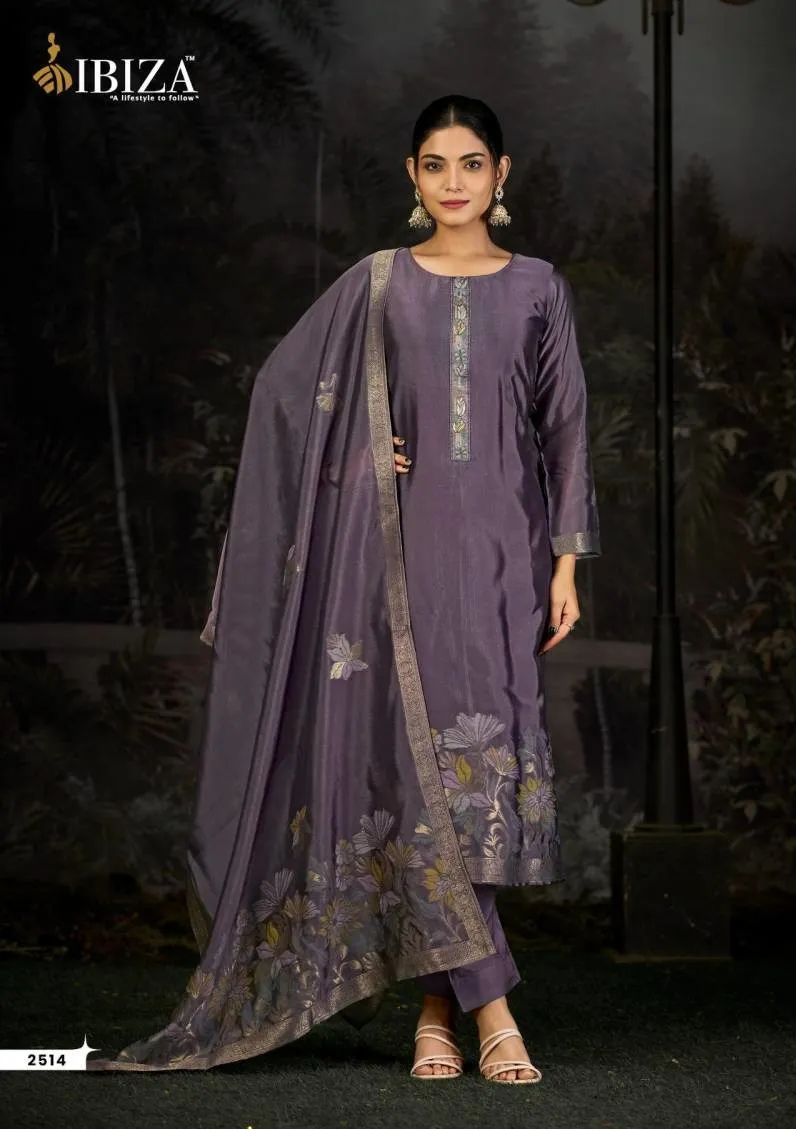 Ibiza Fandi Pure Banglory Silk Festival Wear Salwar Kameez Set