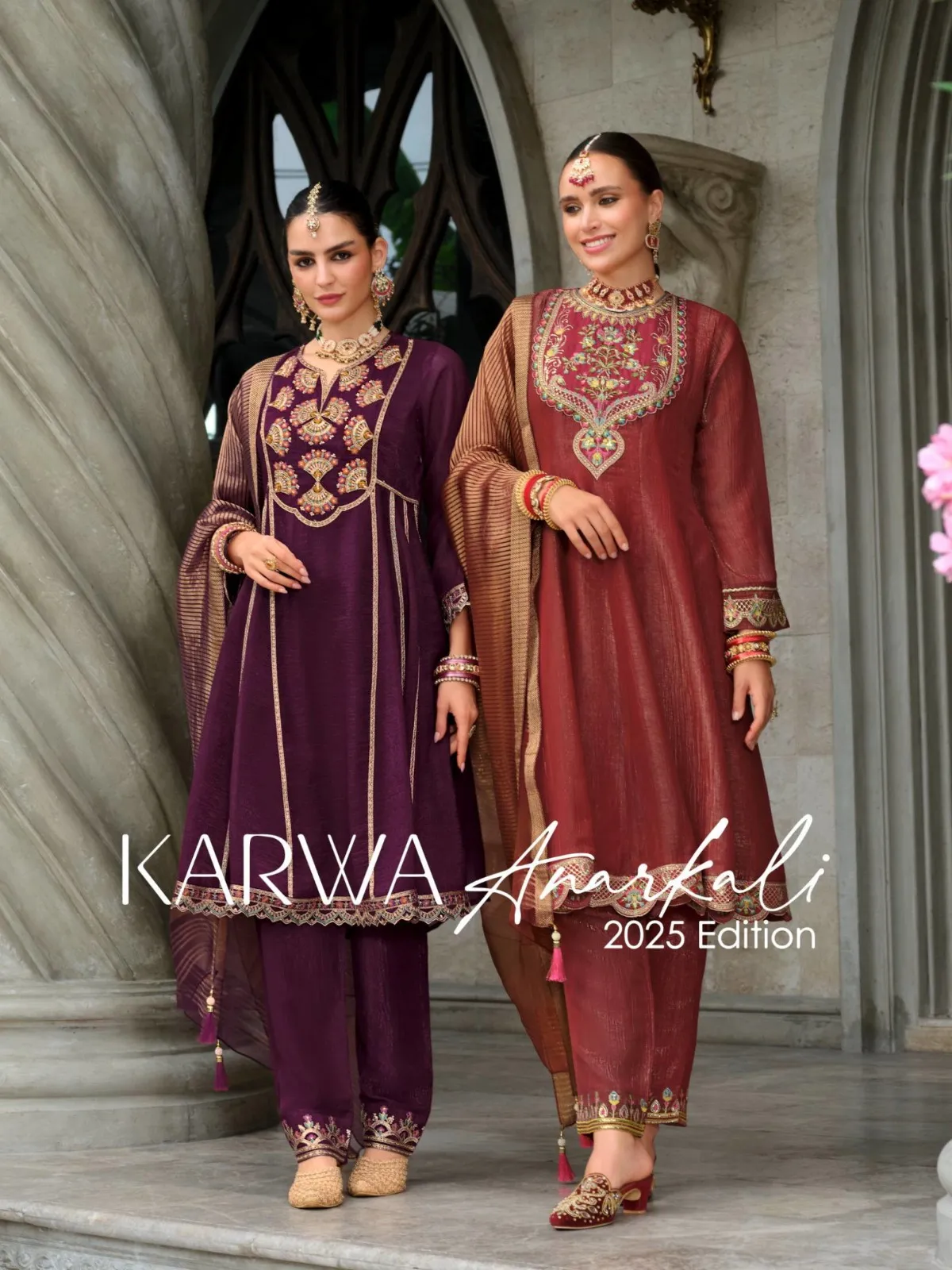 Lily And Lali Karwa Anarkali 2025 Silk Readymade Catalog