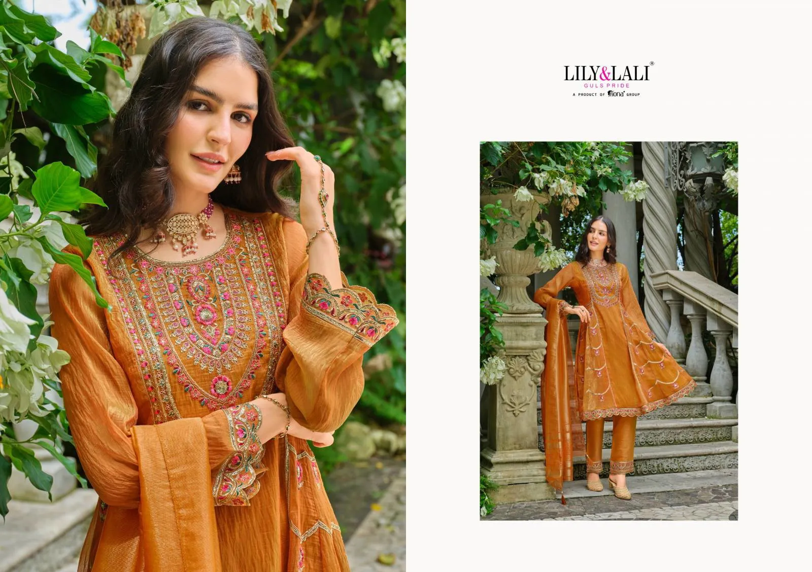 Lily And Lali Suhana Simmer Silk Embroidery Suit - Image 3