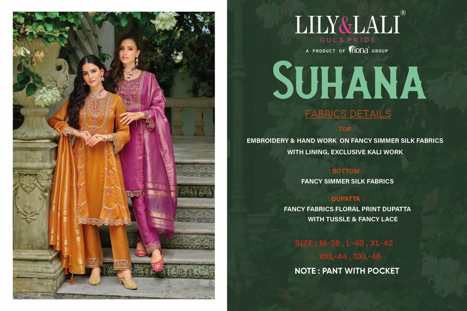 Lily And Lali Suhana Simmer Silk Embroidery Suit - Image 4