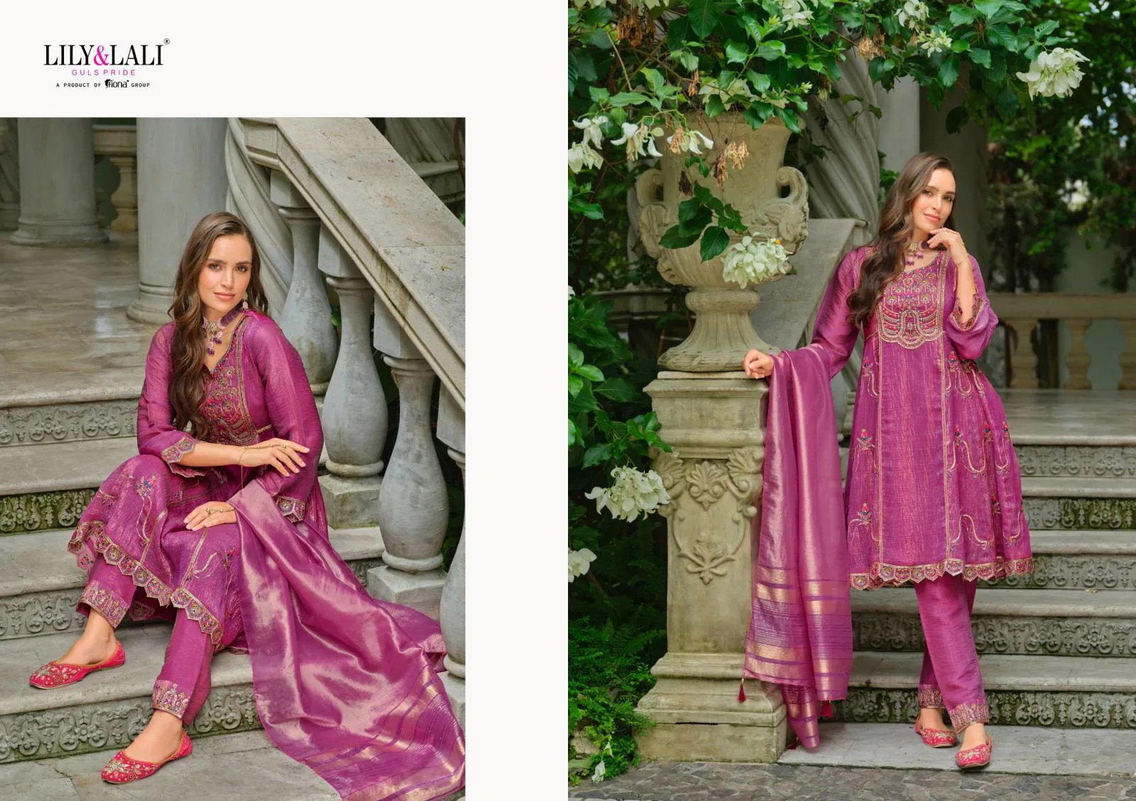 Lily And Lali Suhana Simmer Silk Embroidery Suit - Image 6