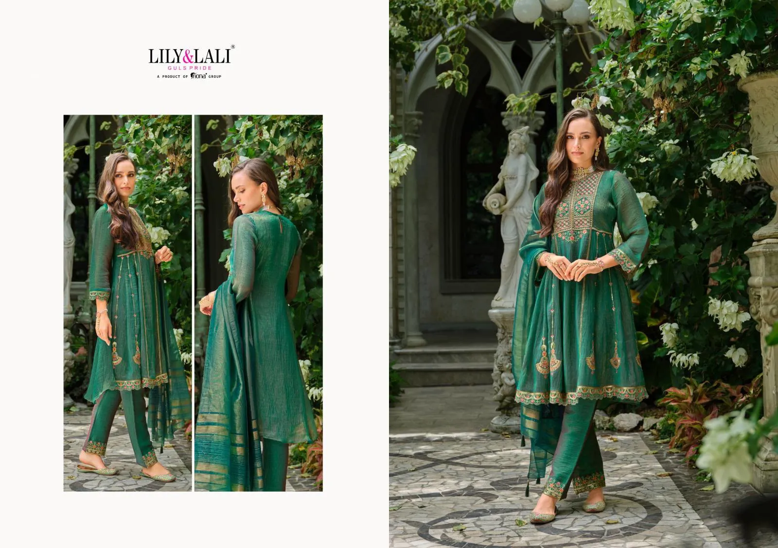Lily And Lali Suhana Simmer Silk Embroidery Suit - Image 7