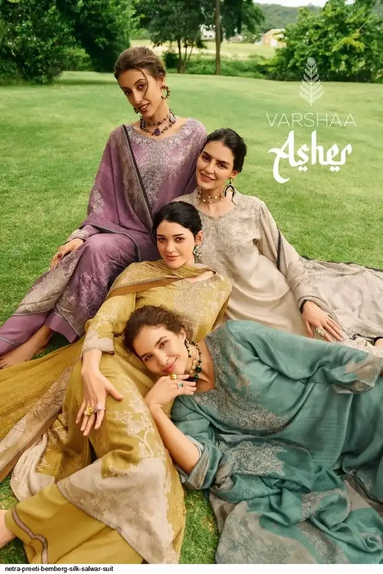 Netra Peeti  Bemberg Silk Wholesale Salwar Suit