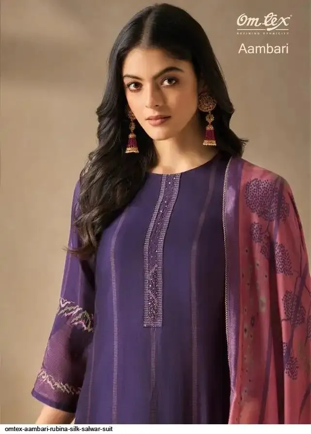 Omtex Aambari Rubina Silk Wholesale Salwar Suit