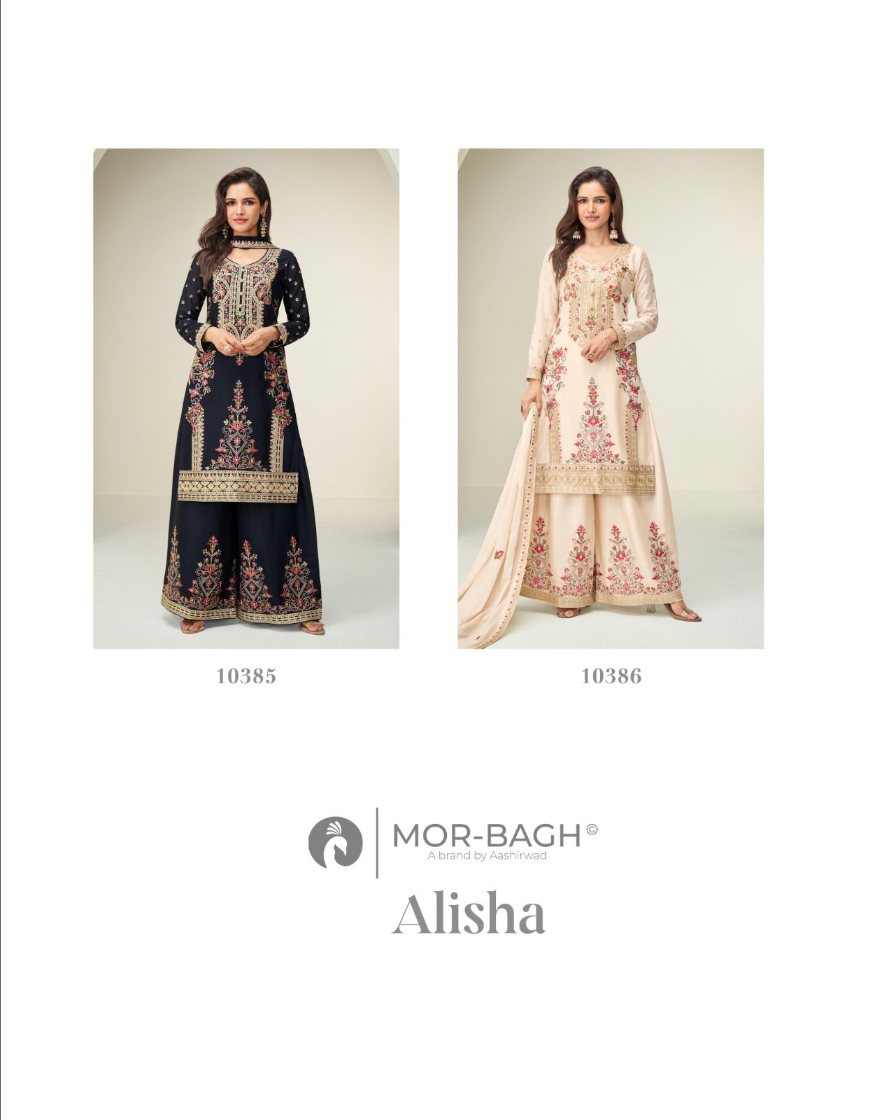 Aashirwad Mor Bagh Alisha Wholesale Chinon Silk Salwar Kameez - Image 5