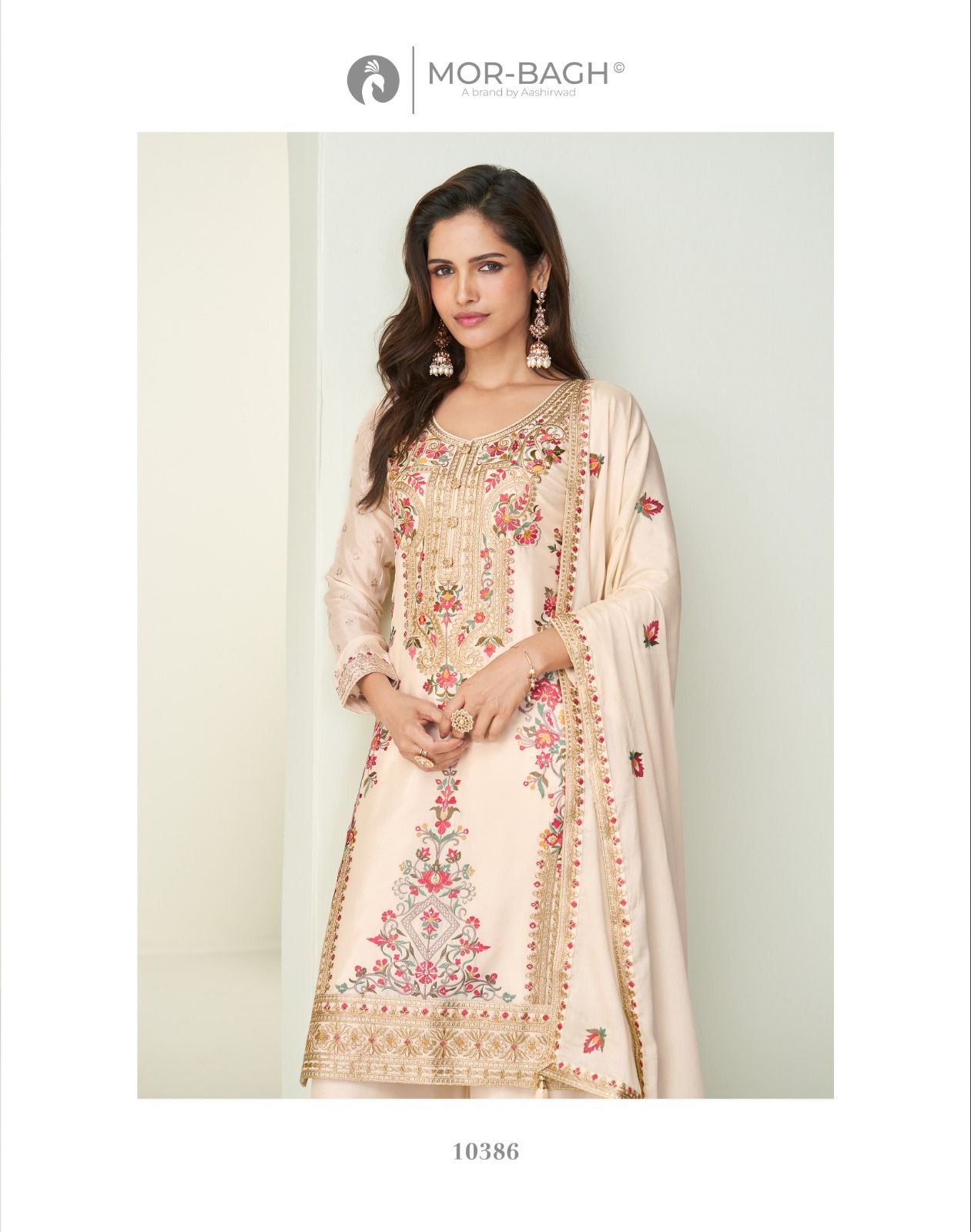 Aashirwad Mor Bagh Alisha Wholesale Chinon Silk Salwar Kameez - Image 2