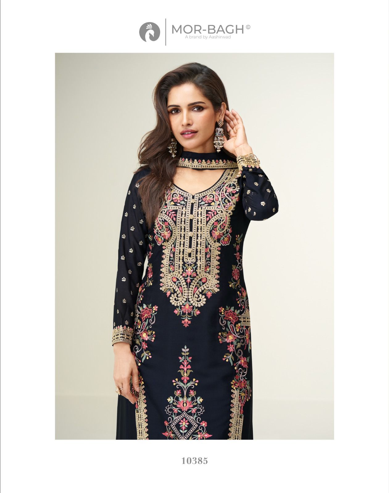 Aashirwad Mor Bagh Alisha Wholesale Chinon Silk Salwar Kameez - Image 4