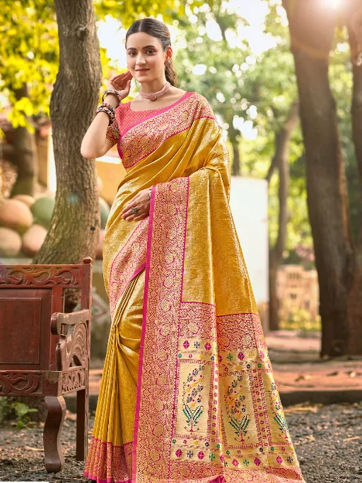 Bunawat Devyani Silk Vol-6 Kanjivaram Silk Saree - Image 4