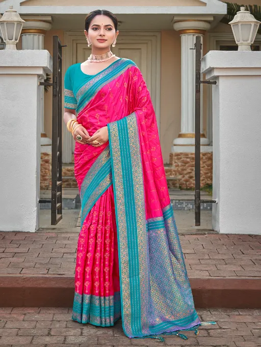Bunawat Meena Pure Silk Saree Catalog