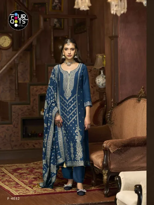 FOURDOTS EMMIE Wholesale Viscose Pashmina Salwar Suit Collection - Image 4