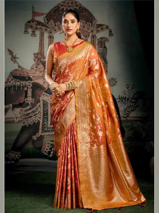 Gobuni Sanskruti Wholesale Premium Soft Silk with Zhallar Saree Collection