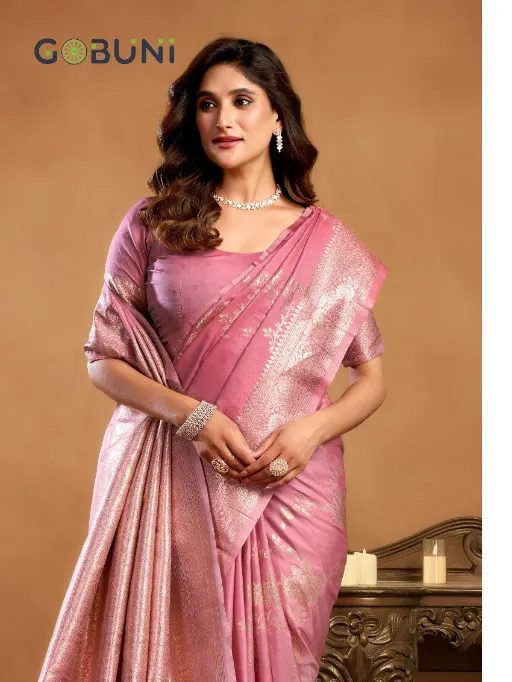 Gobuni Srivalli Rich Pallu Silk Saree With Zhallar Saree Collection