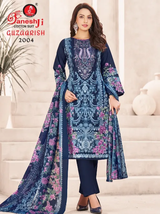 Guzaarish Vol-2 Wholesale Karachi Dress Material Soft Cotton Printed Suit - Image 2