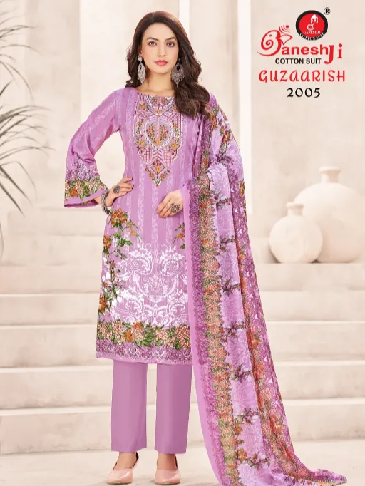 Guzaarish Vol-2 Wholesale Karachi Dress Material Soft Cotton Printed Suit - Image 3