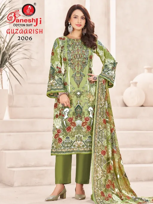 Guzaarish Vol-2 Wholesale Karachi Dress Material Soft Cotton Printed Suit - Image 4