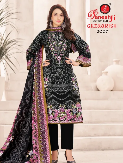Guzaarish Vol-2 Wholesale Karachi Dress Material Soft Cotton Printed Suit - Image 5