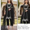 Hoor Tex HF-228 A to C Wholesale Readymade Crystal Viscose Pakistani Suit Catalog