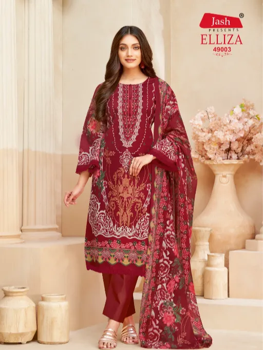 Jash Elliza Vol 49 Wholesale Cotton Printed Dress Material Collection - Image 10