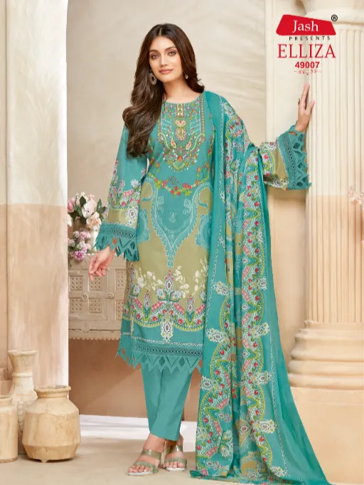 Jash Elliza Vol 49 Wholesale Cotton Printed Dress Material Collection - Image 2