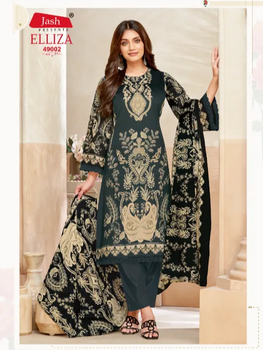 Jash Elliza Vol 49 Wholesale Cotton Printed Dress Material Collection - Image 8