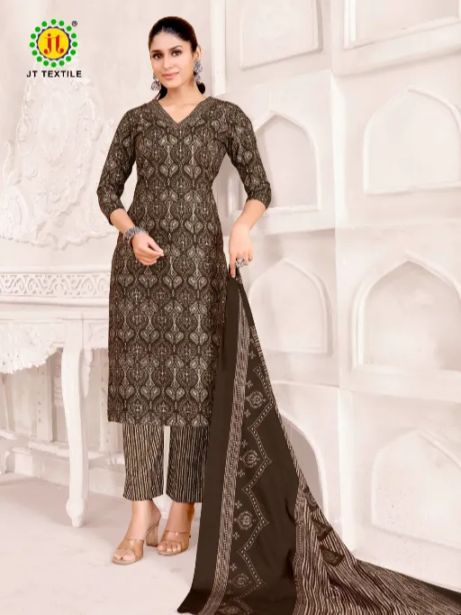 Jt Namirah Vol 5 Wholesale Cotton Printed Dress Material Collection - Image 6