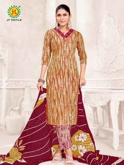 Jt Namirah Vol 5 Wholesale Cotton Printed Dress Material Collection - Image 7