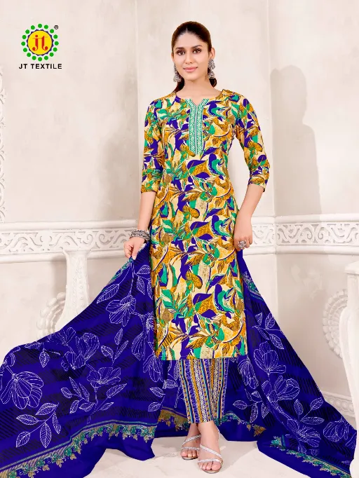 Jt Namirah Vol 5 Wholesale Cotton Printed Dress Material Collection - Image 9