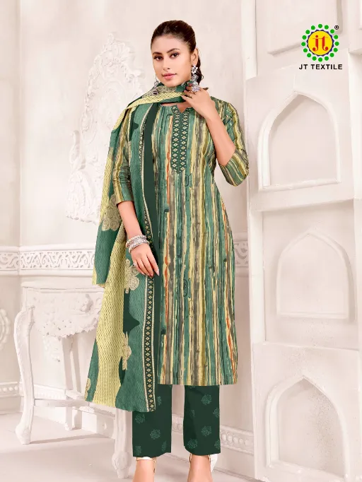Jt Namirah Vol 5 Wholesale Cotton Printed Dress Material Collection - Image 4