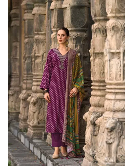 KILORY TRENDS Wholesale Tarannum Pure Viscose Pashmina Salwar Kameez - Image 2