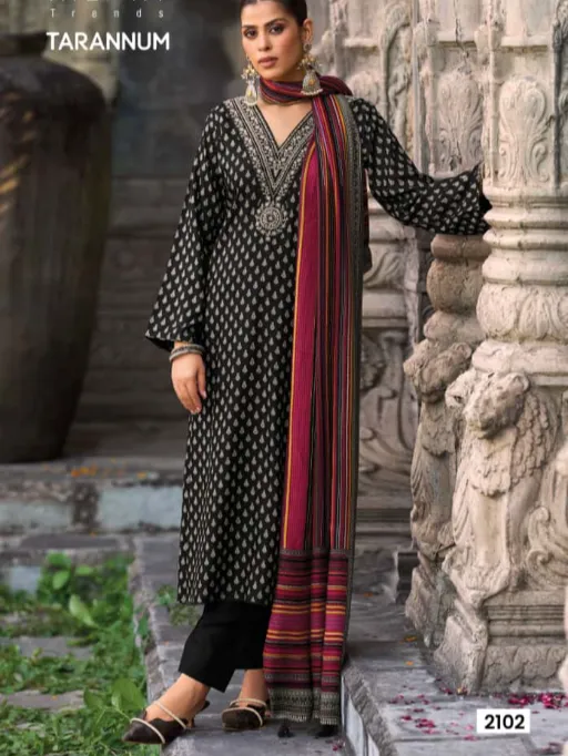 KILORY TRENDS Wholesale Tarannum Pure Viscose Pashmina Salwar Kameez - Image 3