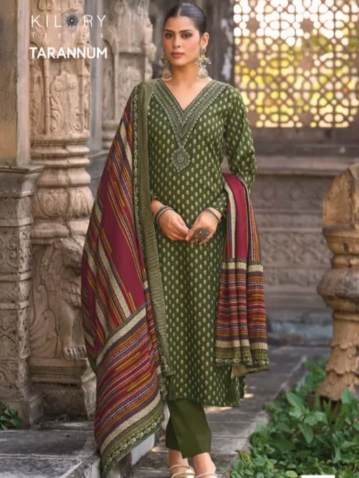 KILORY TRENDS Wholesale Tarannum Pure Viscose Pashmina Salwar Kameez - Image 4