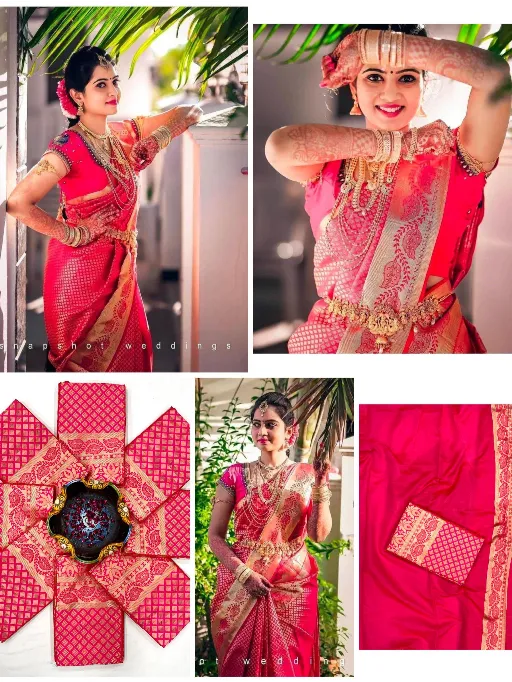 KP Creation KP-4089 Soft Lichi Silk Saree Catalog - Image 3