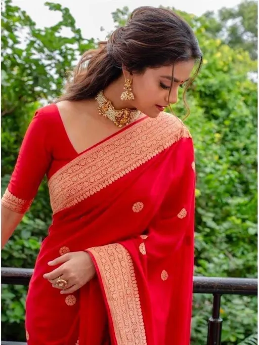 KP Creation KP-4089 Soft Lichi Silk Saree Catalog - Image 6