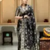 KP-R Creation KP-5072 Soft Lichi Silk Saree with Rich Pallu & Brocade Blouse Collection