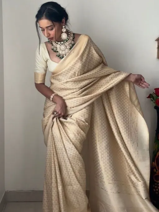 KP-R Creation KP-R 176 Ready to Wear Lichi Silk Saree Catalog