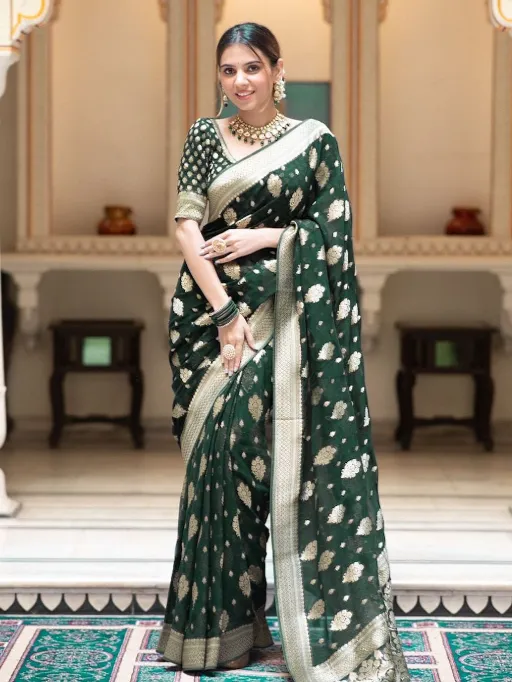 KP-R Creation KP-R 190 Wholesale Lichi Silk Saree Collection - Image 8