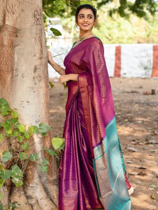 KP-R Creation KP-R 207 Soft Lichi Silk Saree Catalog