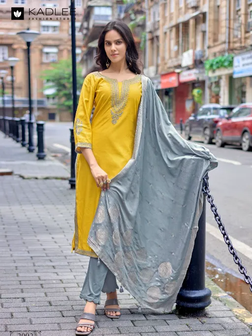 Kadlee Khanak Wholesale Readymade Designer Salwar Suit Catalog - Image 3