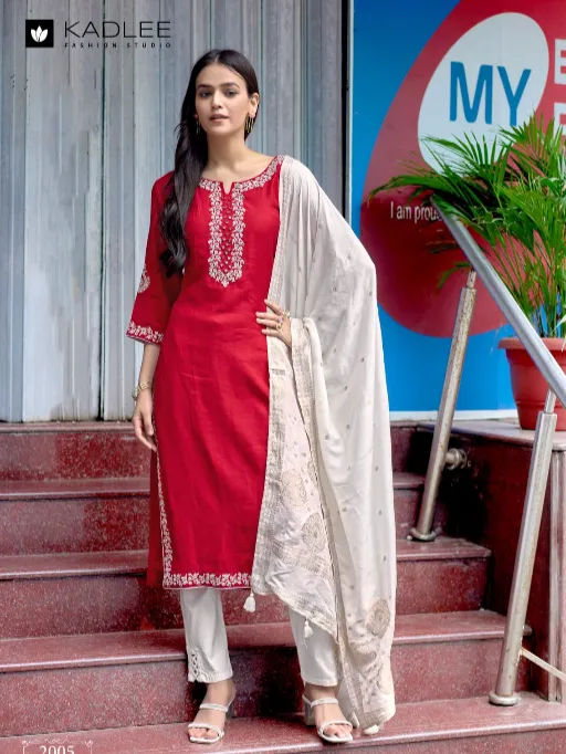 Kadlee Khanak Wholesale Readymade Designer Salwar Suit Catalog - Image 4