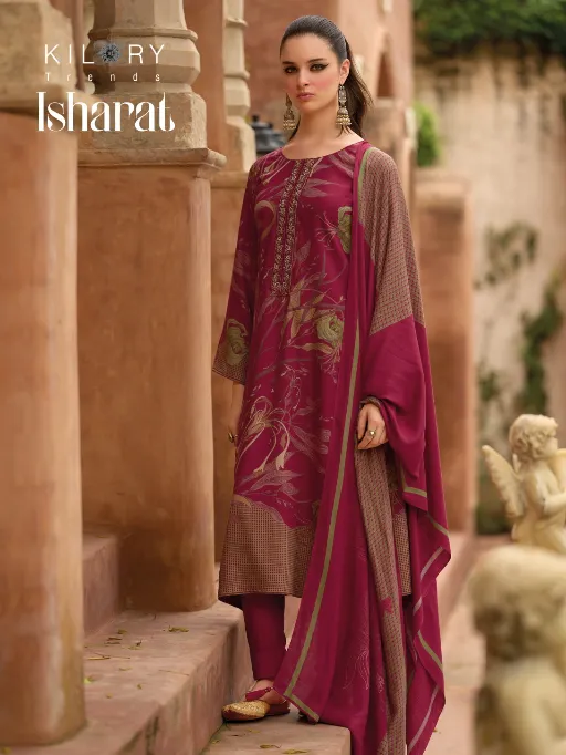 Kilory Trends Isharat Wholesale Pure Viscose Pashmina Salwar Suit Collection - Image 3