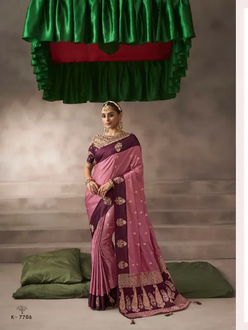 Kira Kalki Pylure Satin Silk Saree Collection - Image 7