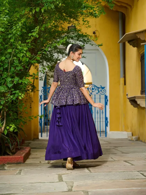 LW-7137 Fendy Embroidered Stitched Lehenga Choli Catalog - Image 3