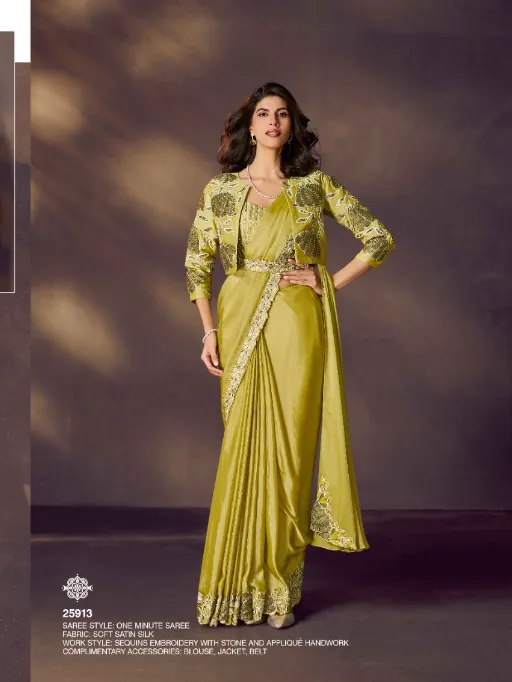 Mahotsav Mohmanthan 25900 Celeste Designer Ready To Wear Saree Collection - Image 15