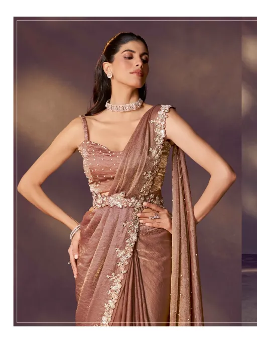 Mahotsav Mohmanthan 25900 Celeste Designer Ready To Wear Saree Collection - Image 18