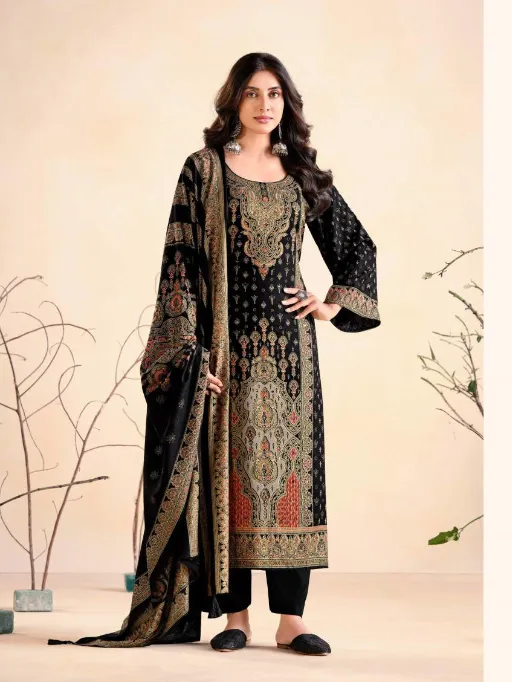 Mumtaz Hamsafar Viscose Pashmina Digital Dress Material Collection - Image 5