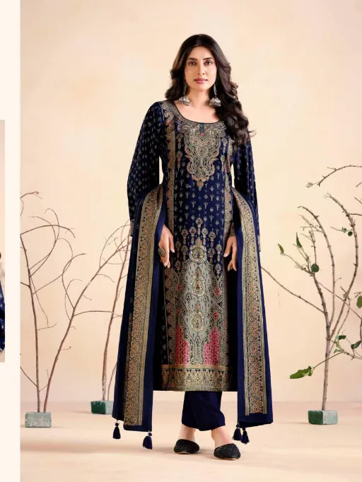 Mumtaz Hamsafar Viscose Pashmina Digital Dress Material Collection - Image 4