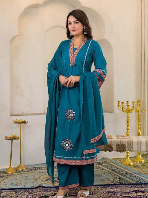 Naisha K 387 Readymade Wholesale Cotton Salwar Suit Catalog